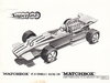 Matchbox News" press sheet Superfast No.34 Formula 1 Racing Car