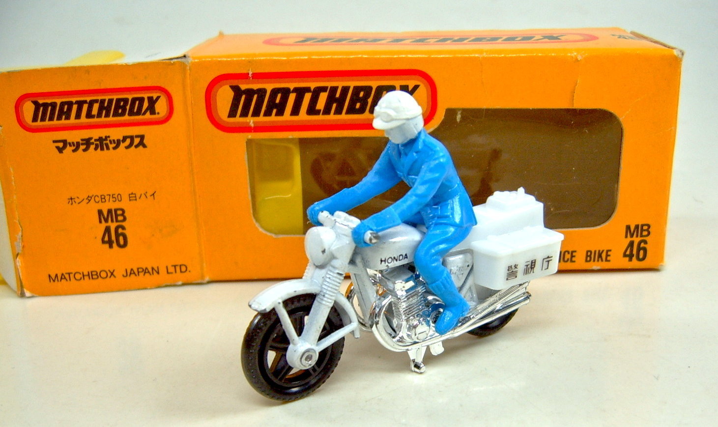 MATCHBOX SUPERFAST JAPAN ISSUE MB46 HONDA CB750 POLICE MOTORCYCLE BIKE MIB 