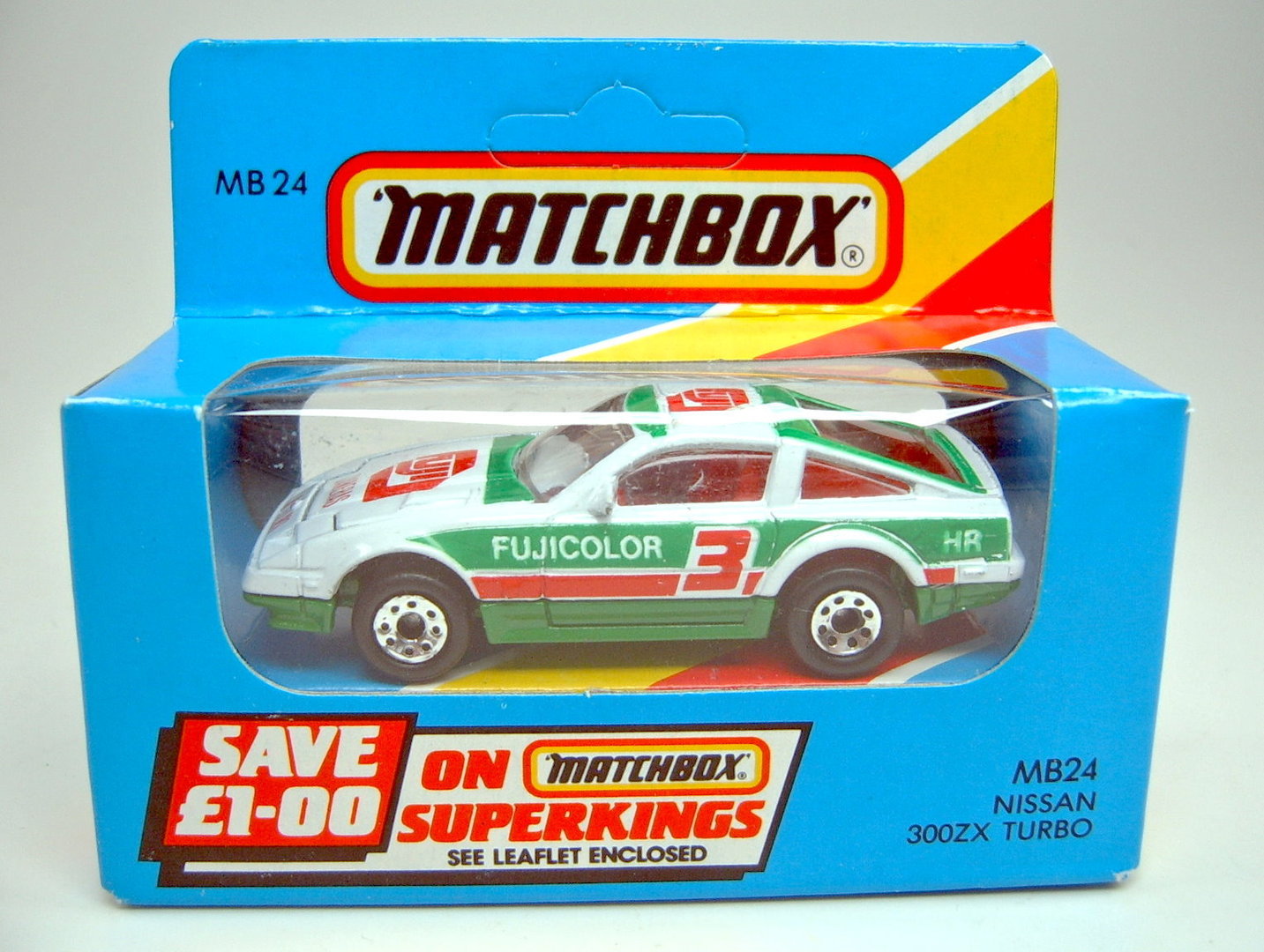 MJ7 MATCHBOX-Boîte Jaune-MB61 Nissan 300ZX-Turquoise 